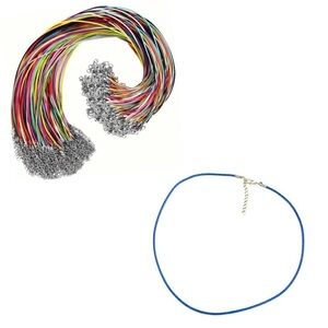 🔴 5 for $10 ONE Blue Hemp Rope Necklace for Jewelry Making